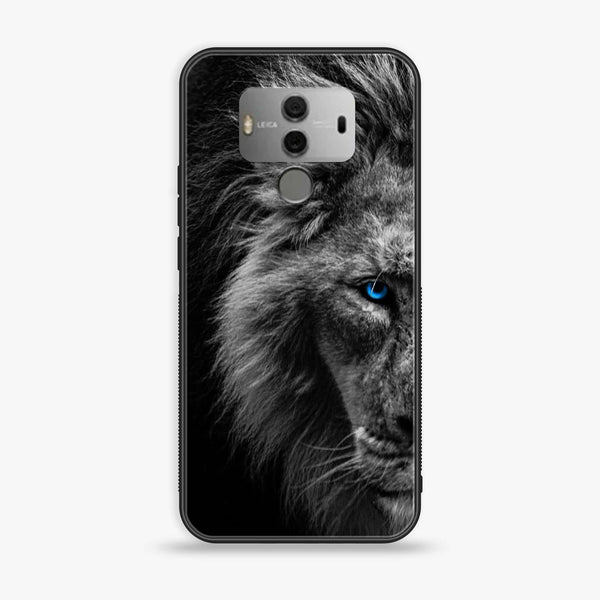 Huawei Mate 10 Pro - Tiger Design 8 - Premium Printed Glass soft Bumper shock Proof Case CS-15006