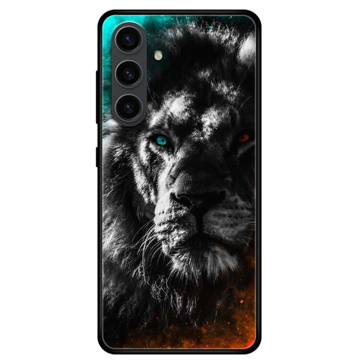 Samsung Galaxy S24 - Tiger Series - Premium Printed Glass soft Bumper ...