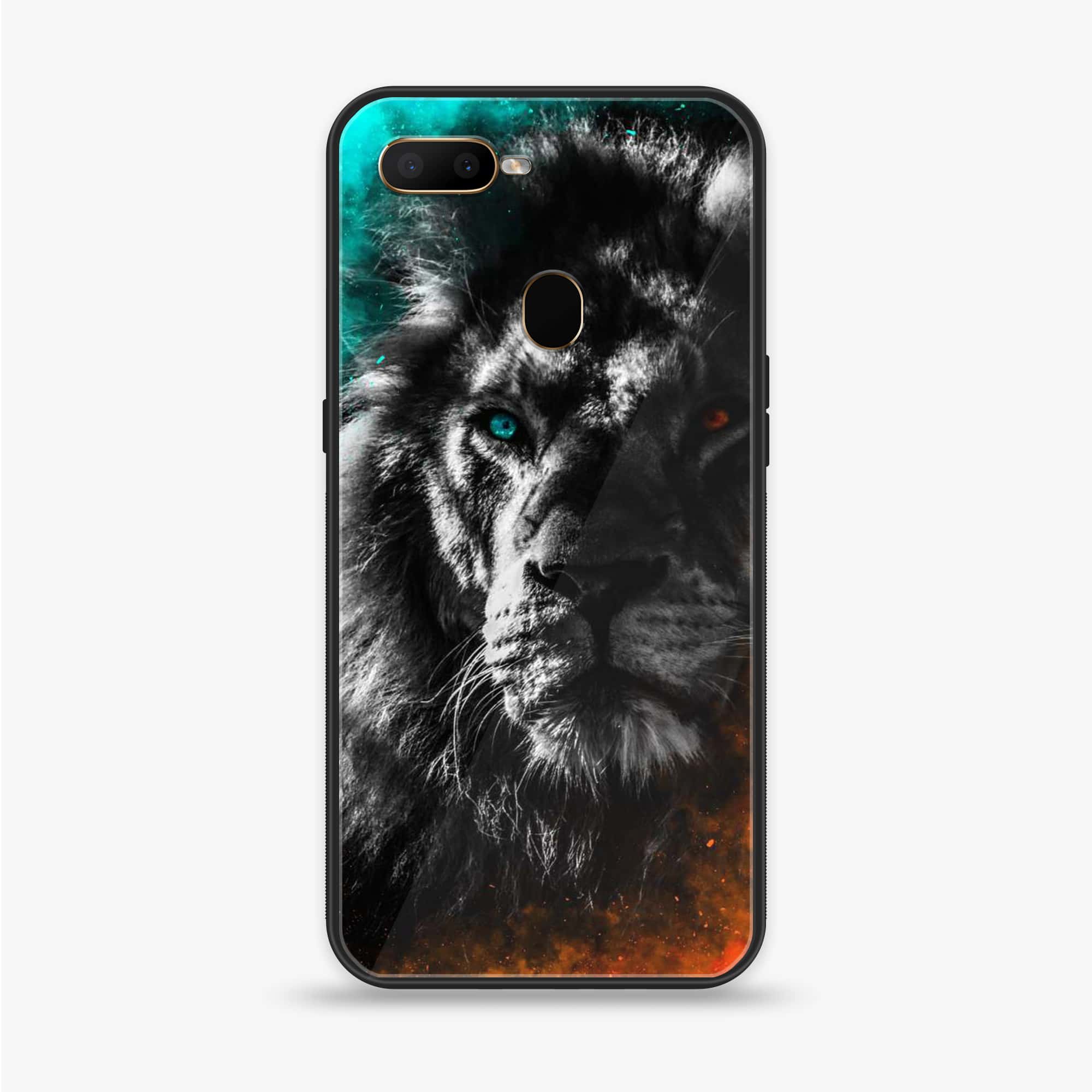Oppo A12  - Tiger Series - Premium Printed soft Bumper shock Proof Case