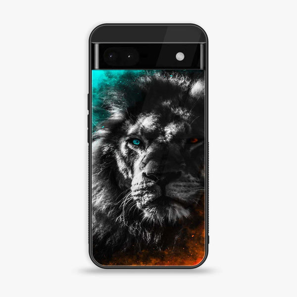 Google Pixel 6A - Tiger Design 3 - Premium Printed Glass soft Bumper shock Proof Case CS-14456