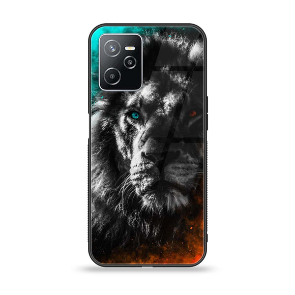 Realme Narzo 50A Prime - Tiger Design 3  - Premium Printed Glass soft Bumper shock Proof Case  CS-25543