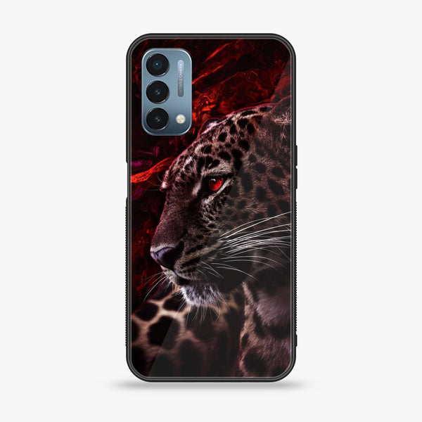 OnePlus Nord N200 5G - Tiger Design 5 - Premium Printed Glass soft Bumper shock Proof Case CS-20823