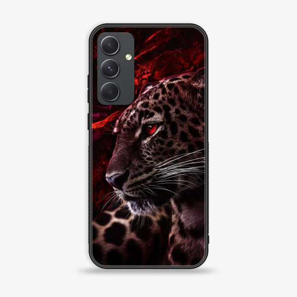 Samsung Galaxy A54 - Tiger Design 5 - Premium Printed Glass soft Bumper shock Proof Case CS-23198