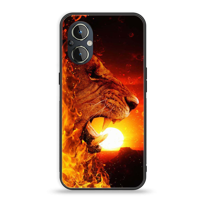 OnePlus Nord N20 5G - Tiger Design 1- Premium Metal Printed soft Bumper Shock Proof Case CS-10651