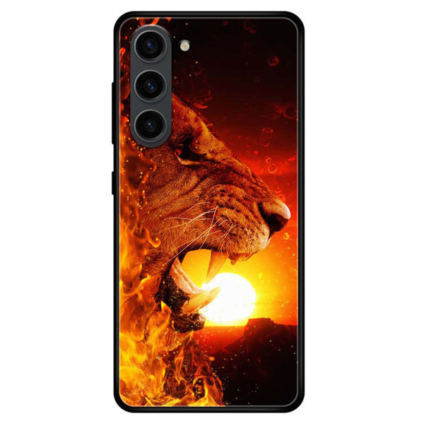 Samsung Galaxy S23 Plus - Tiger Series - Premium Metal Printed soft Bumper shock Proof Case