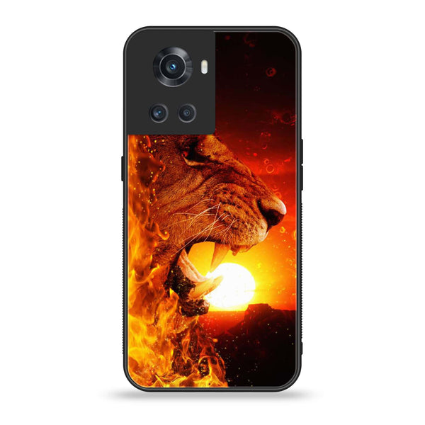 OnePlus Ace 5G -  Tiger Series - Premium Printed Glass soft Bumper shock Proof Case