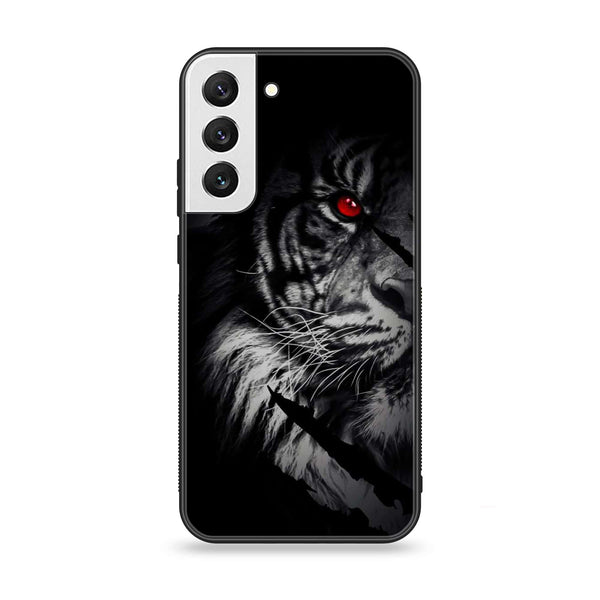 Samsung Galaxy S22 Plus - Tiger Art Design 7 - Premium Metal Printed soft Bumper shock Proof Case  CS-42449