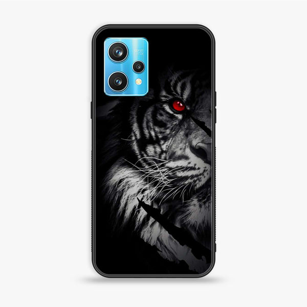 Realme 9/9 Pro Plus - Tiger Design 7 - Premium Printed Glass soft Bumper shock Proof Case CS-22706