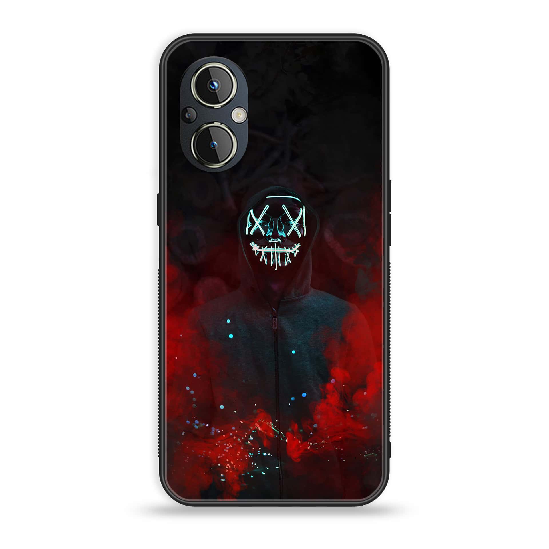 OnePlus Nord N20 5G- Anonymous 2.0 Series - Premium Printed Glass soft Bumper shock Proof Case