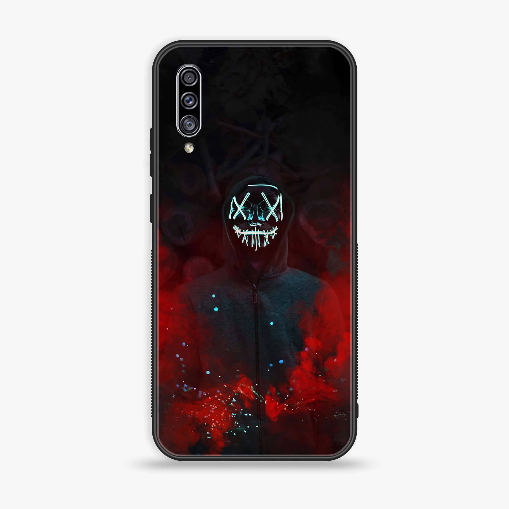 Galaxy A50/ A50s/ A30s - Anonymous 2.0 Series - Premium Printed Glass soft Bumper shock Proof Case