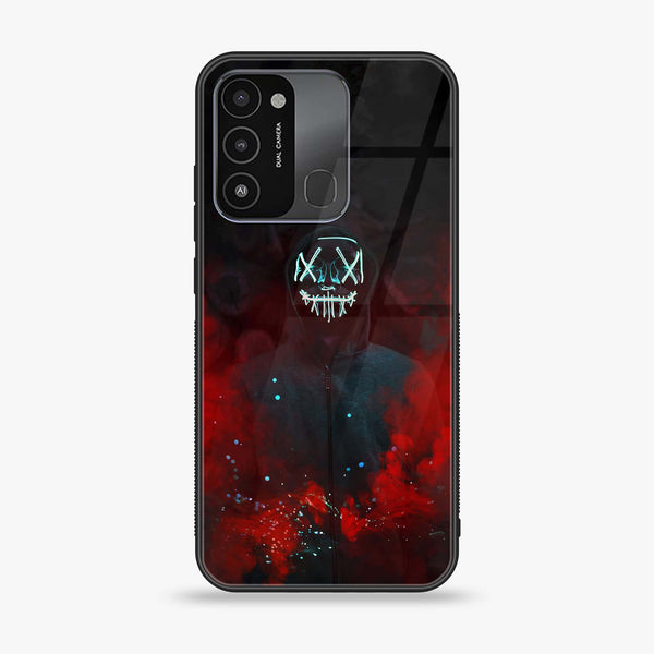 Tecno Spark 8C / Spark GO 2022 -  Anonymous 2.0 Design 3  Premium Metal  Printed soft Bumper shock Proof Case CS-27460