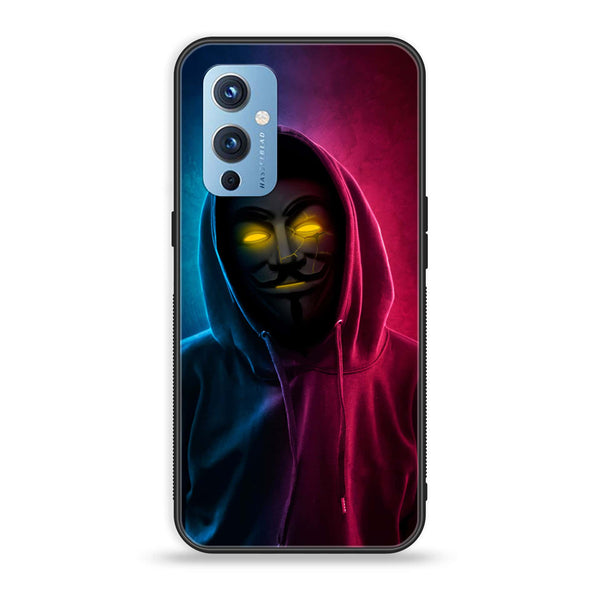 OnePlus 9 - Anonymous 2.0 Design 2 - Premium Metal Printed soft Bumper Shock Proof Case CS-20690