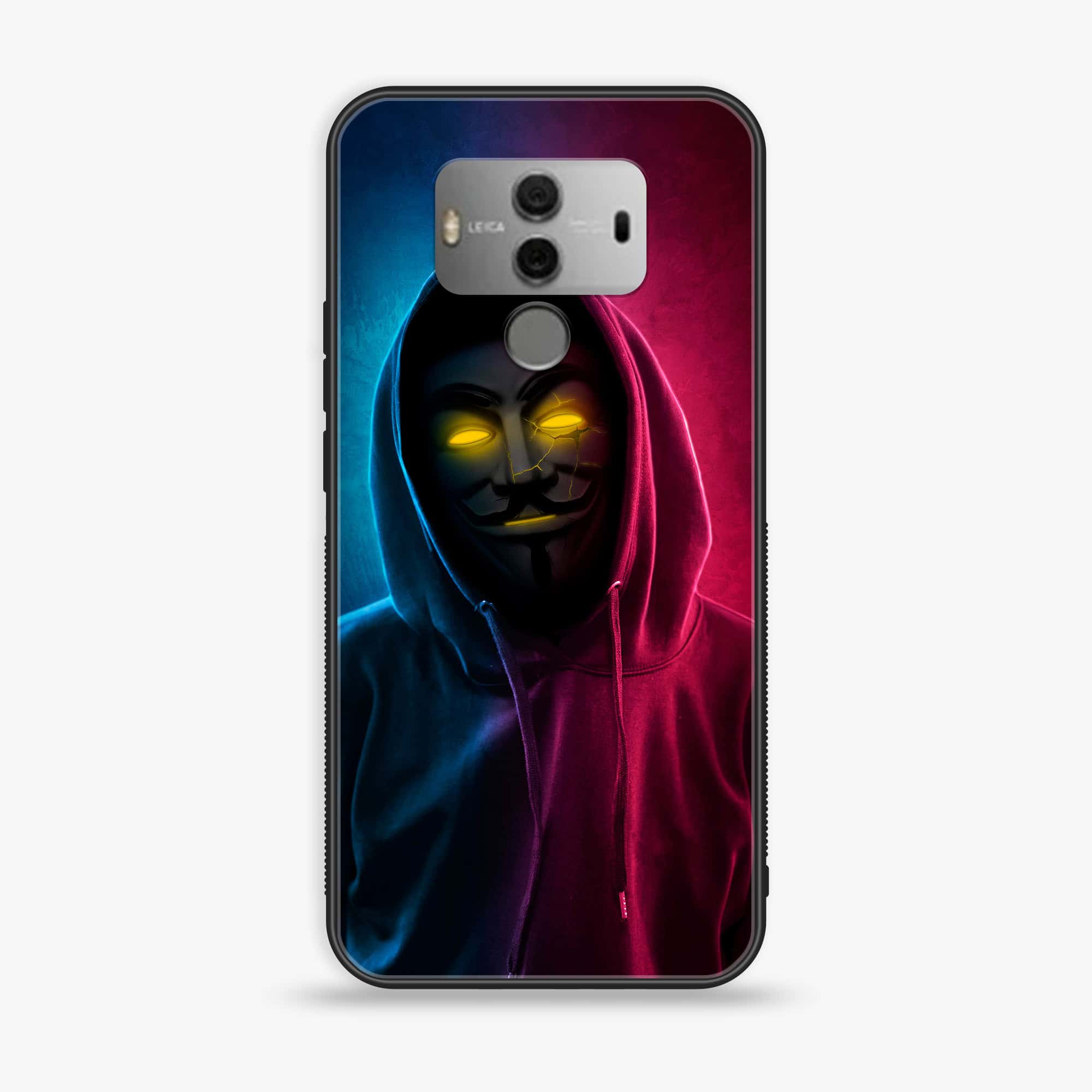 Huawei Mate 10 Pro - Anonymous 2.0 Series - Premium Printed Glass soft Bumper shock Proof Case