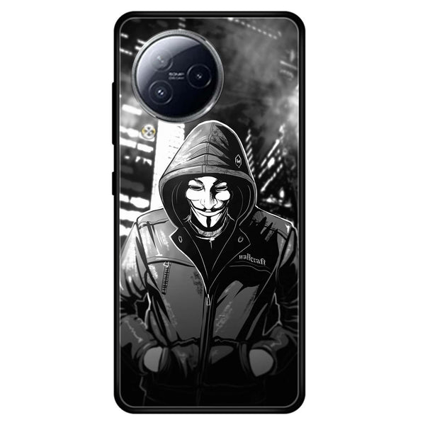 XIAOMI CIVI 3 - Anonymous 2.0 Series - Premium Printed Glass soft Bumper shock Proof Case