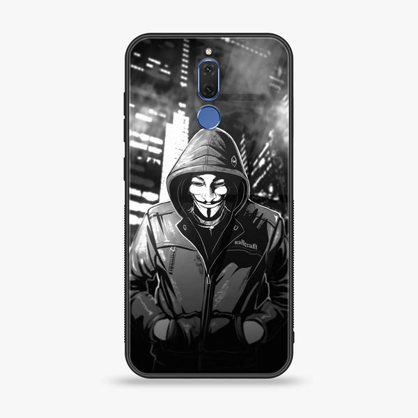 Huawei Mate 10 Lite - Anonymous 2.0 Series - Premium Printed Glass soft Bumper shock Proof Case
