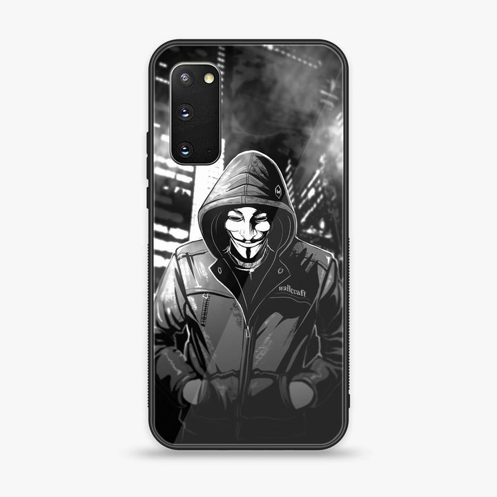 Samsung Galaxy S20 - Anonymous 2.0 Design 1 - Premium Printed Glass soft Bumper shock Proof Case CS-17211