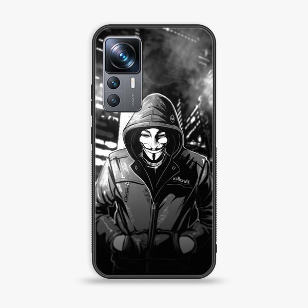 Xiaomi 12T - Anonymous 2.0 Series - Premium Printed Glass soft Bumper shock Proof Case