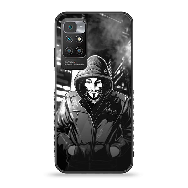 Redmi 10 Prime - Anonymous 2.0 Series - Premium Printed Glass soft Bumper shock Proof Case