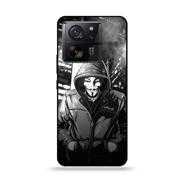 Xiaomi 13T Pro - Anonymous 2.0 Series - Premium Printed Glass soft Bumper shock Proof Case