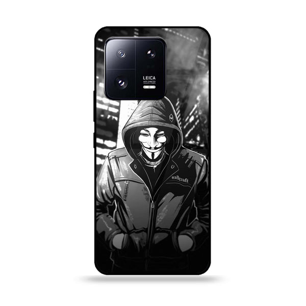 Xiaomi 13 Pro - Anonymous 2.0 Series - Premium Printed Glass soft Bumper shock Proof Case