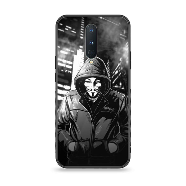 OnePlus 8 - Anonymous 2.0 Series - Premium Printed Glass soft Bumper shock Proof Case
