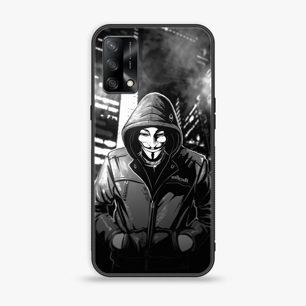 Oppo F19s  - Anonymous 2.0  Series - Premium Metal Printed soft Bumper shock Proof Case