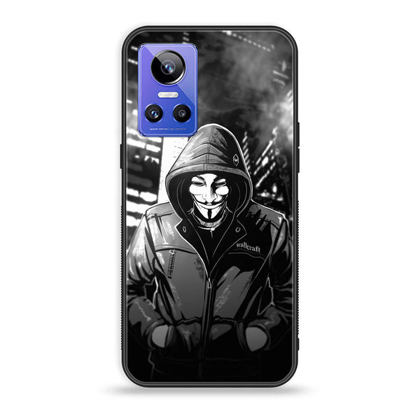 Realme GT Neo 3 - Anonymous 2.0 Series - Premium Printed Glass soft Bumper shock Proof Case
