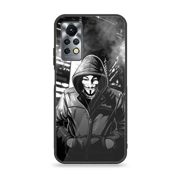 Infinix Note 11s - Anonymous 2.0 Series - Premium Printed Glass soft Bumper shock Proof Case