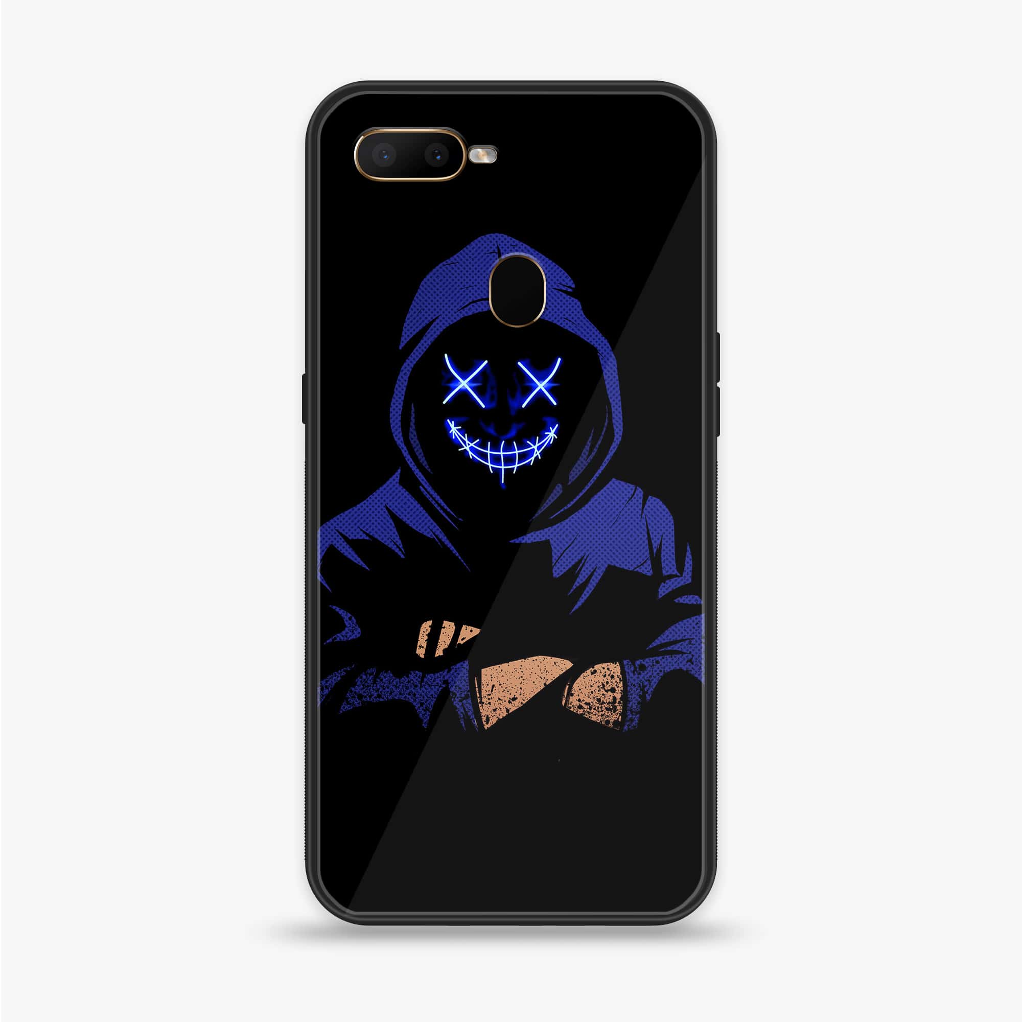Oppo A12  - Anonymous 2.0 Series - Premium Printed soft Bumper shock Proof Case