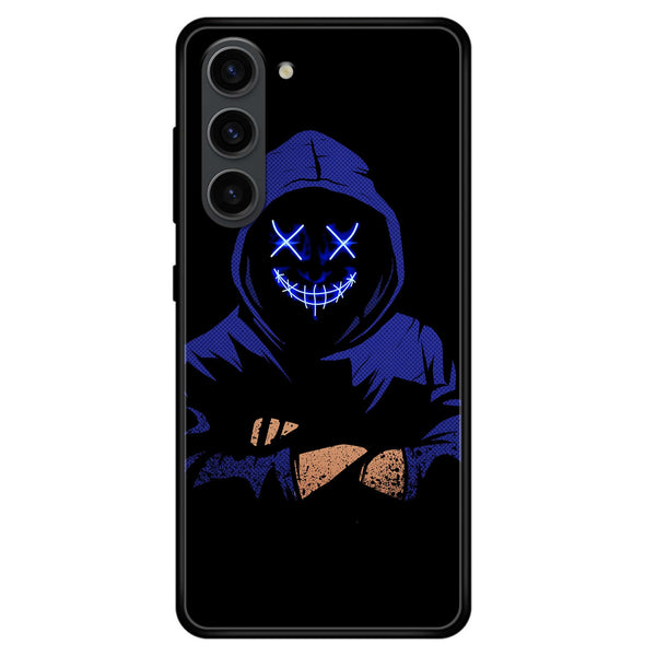 Samsung Galaxy S23 Plus - Anonymous 2.0 Design 10 - Premium Metal Printed soft Bumper shock Proof Case CS-18013