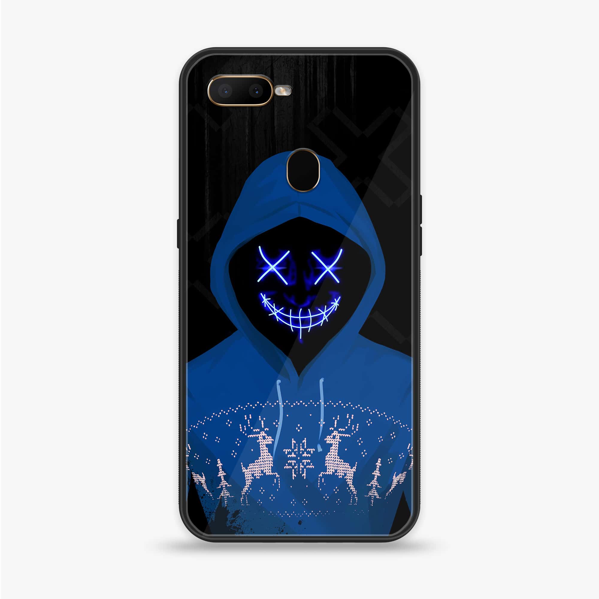 Oppo A12  - Anonymous 2.0 Series - Premium Printed soft Bumper shock Proof Case