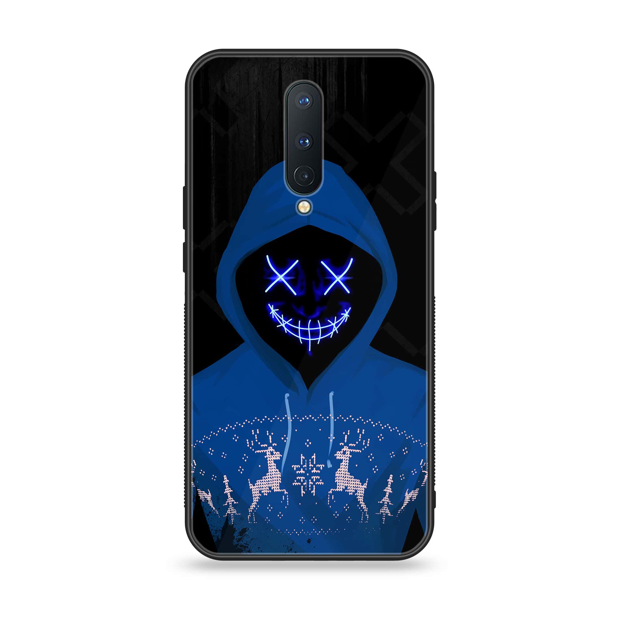 OnePlus 8 - Anonymous 2.0 Series - Premium Printed Glass soft Bumper shock Proof Case