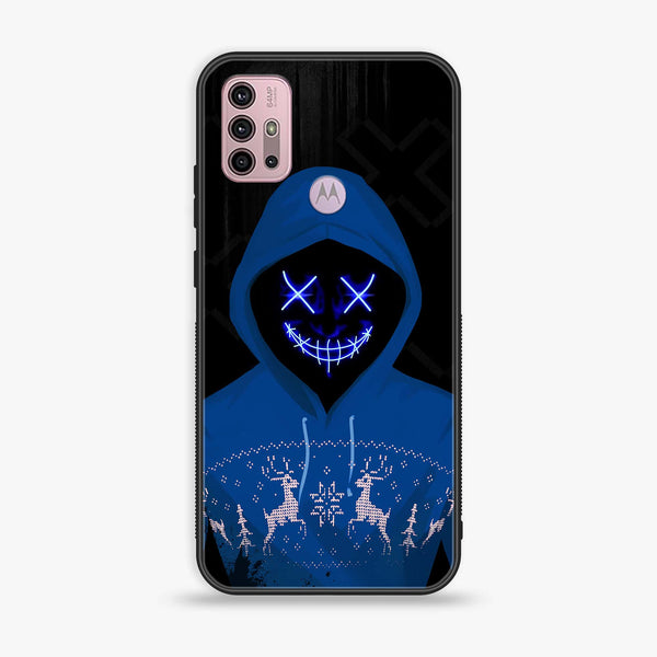 Motorola Moto G20 - Anonymous 2.0 Design 9- Premium Printed Glass soft Bumper shock Proof Case CS-46114