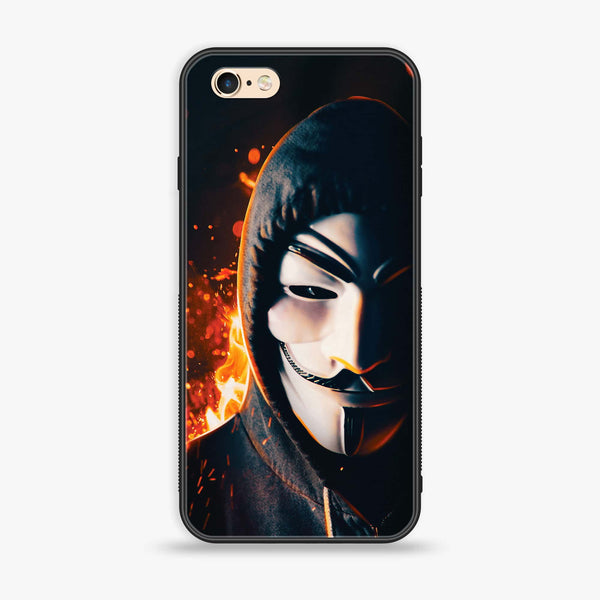 iPhone 6 - Anonymous 2.0 Series Design 6  - Premium Printed Glass soft Bumper shock Proof Case CS-21636