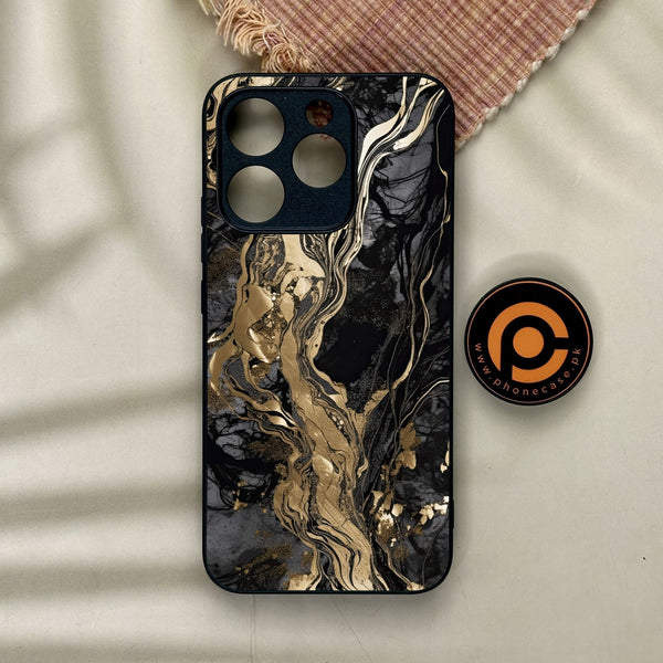 Realme 15T - Liquid Marble Design 9 - Premium Metal Printed Soft Bumper Shock Proof Case