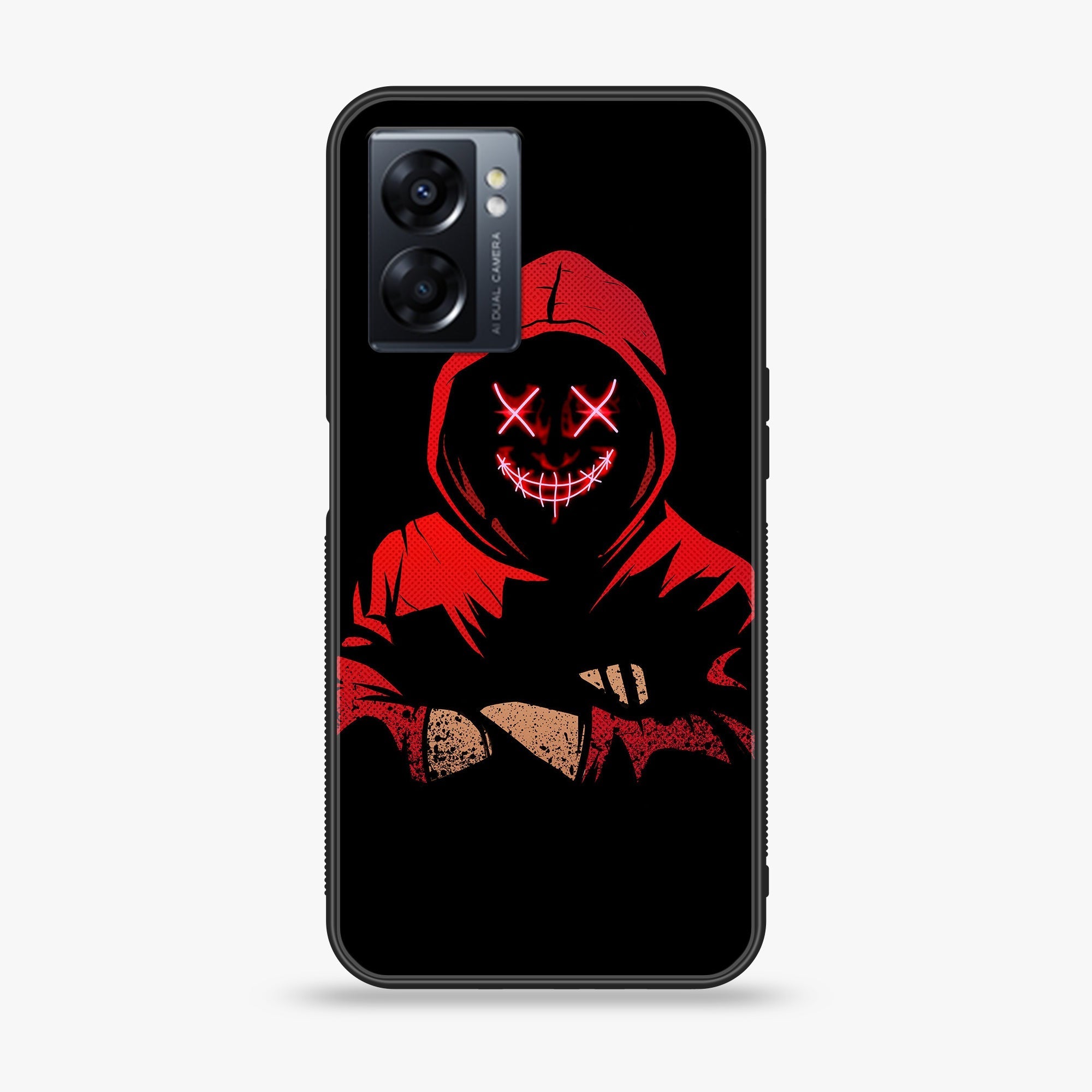 Oppo A77 4G - Anonymous 2.0 Series - Premium Metal Printed soft Bumper shock Proof Case