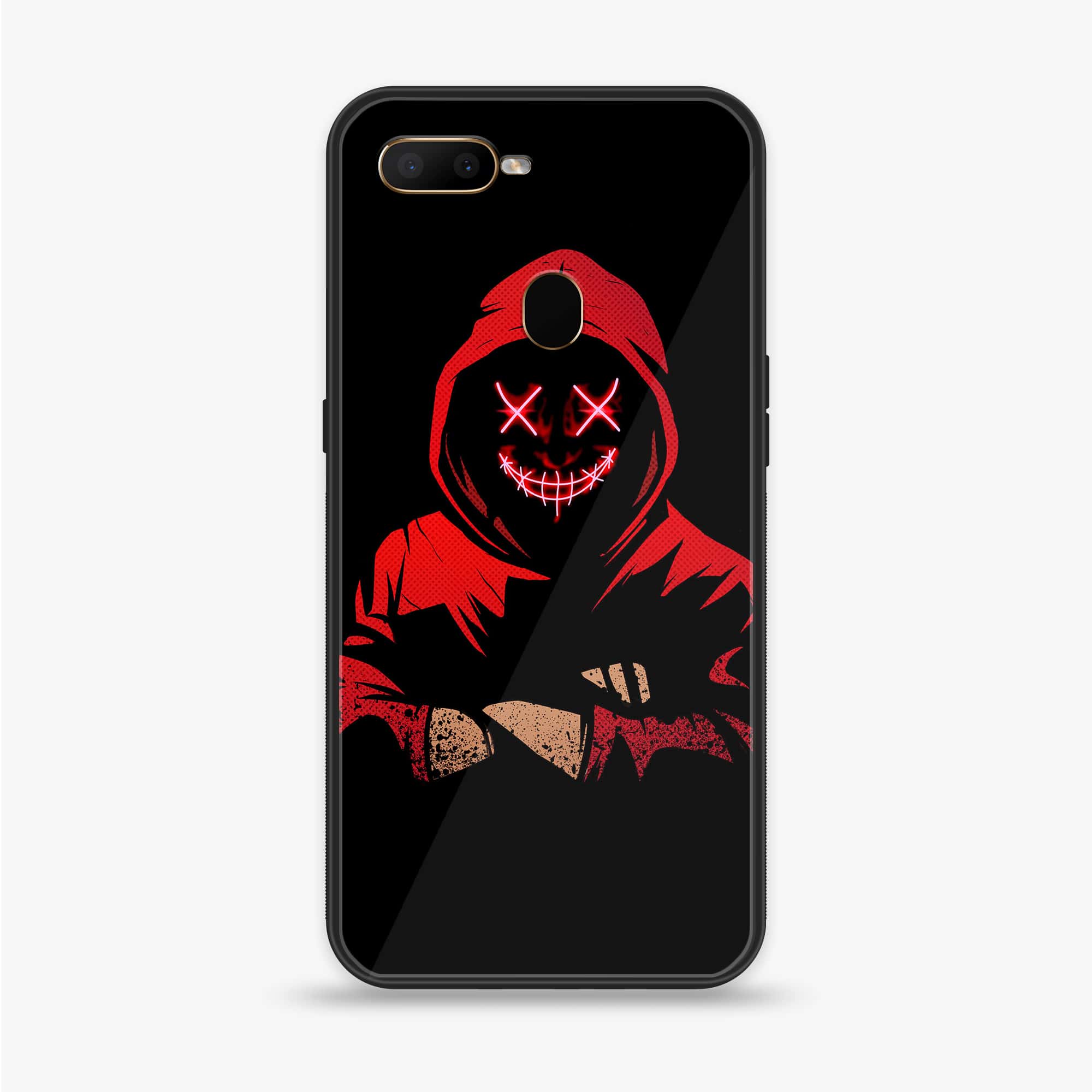 Oppo A12  - Anonymous 2.0 Series - Premium Printed soft Bumper shock Proof Case