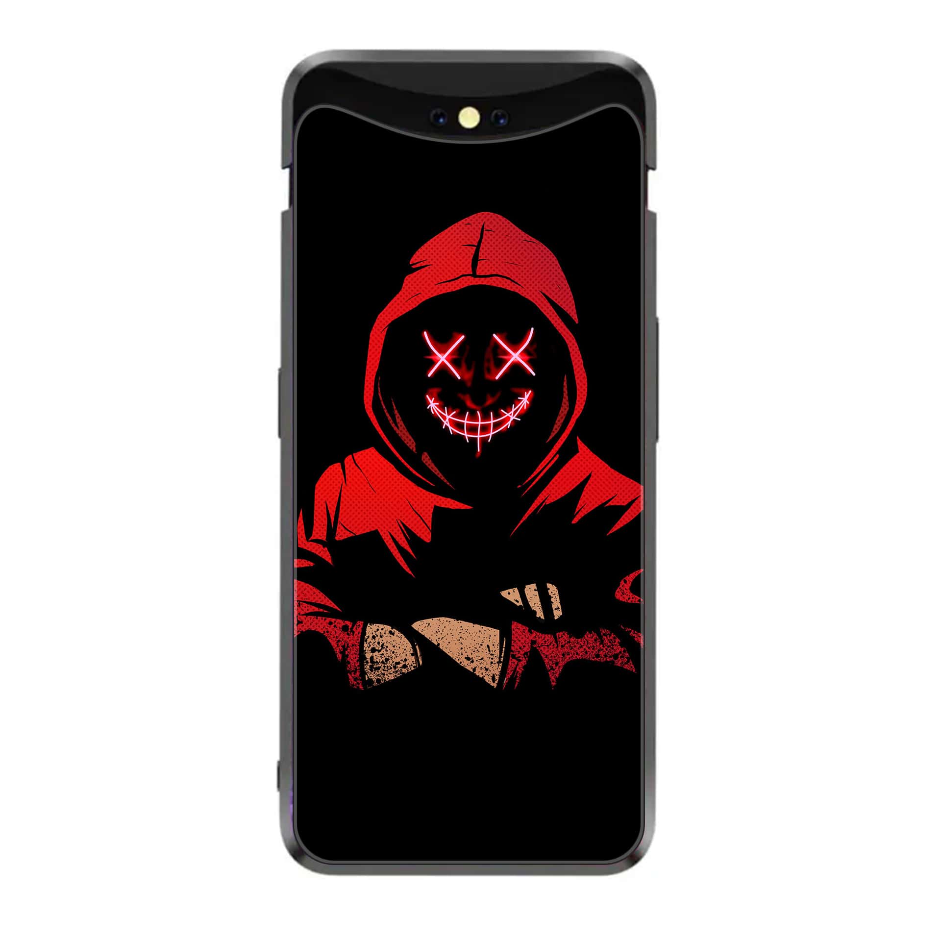 Oppo Find X - Anonymous 2.0 Series - Premium Printed Glass soft Bumper shock Proof Case