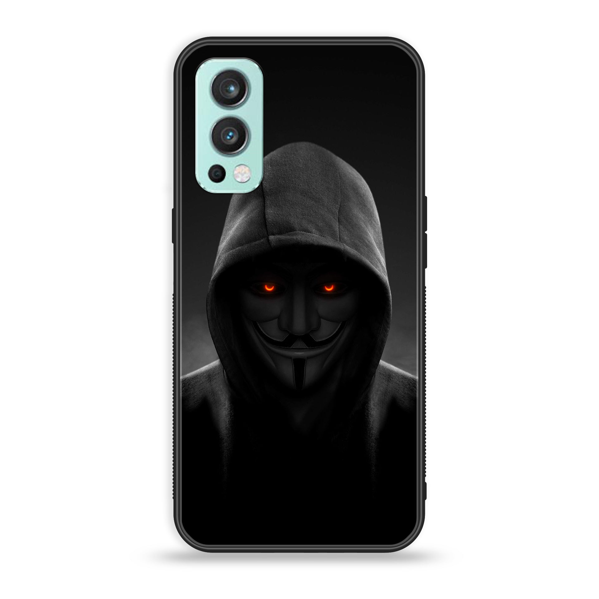 OnePlus Nord 2 5G - Anonymous 2.0 Series - Premium Printed Glass soft Bumper shock Proof Case