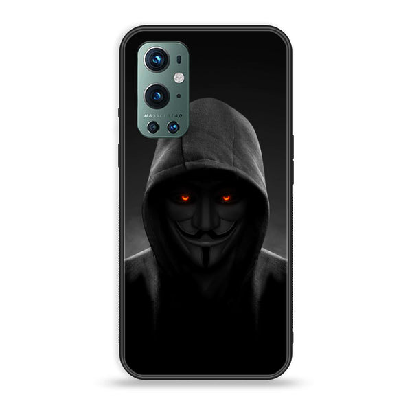 OnePlus 9 Pro - Anonymous 2.0 Design 4 - Premium Printed Glass soft Bumper shock Proof Case CS-9009