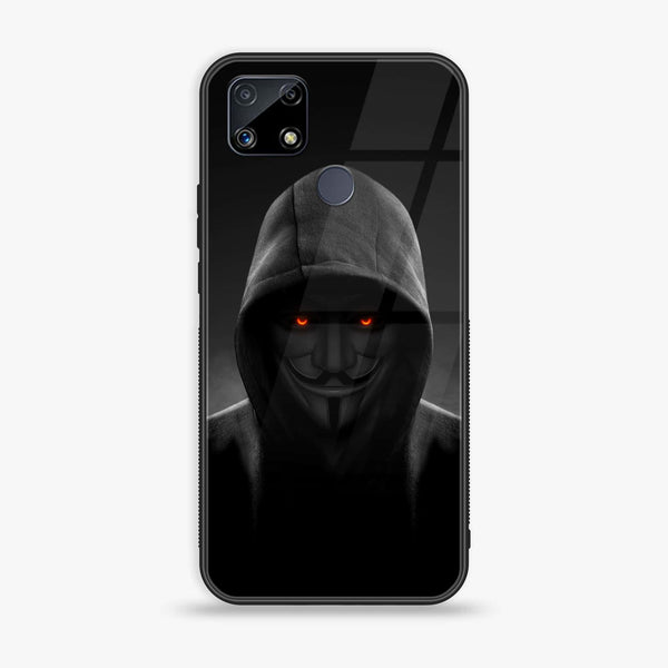 Realme C12/C25/C25s/Narzo 30A - Anonymous 2.0 Design 4 - Premium Printed Glass soft Bumper shock Proof Case  CS-23927