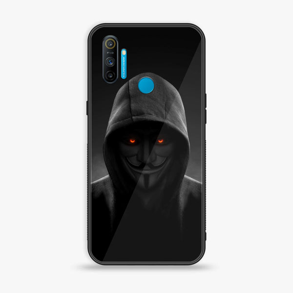 Realme C3 - Anonymous 2.0 Design 4 - Premium Printed Glass soft Bumper shock Proof Case CS-15547