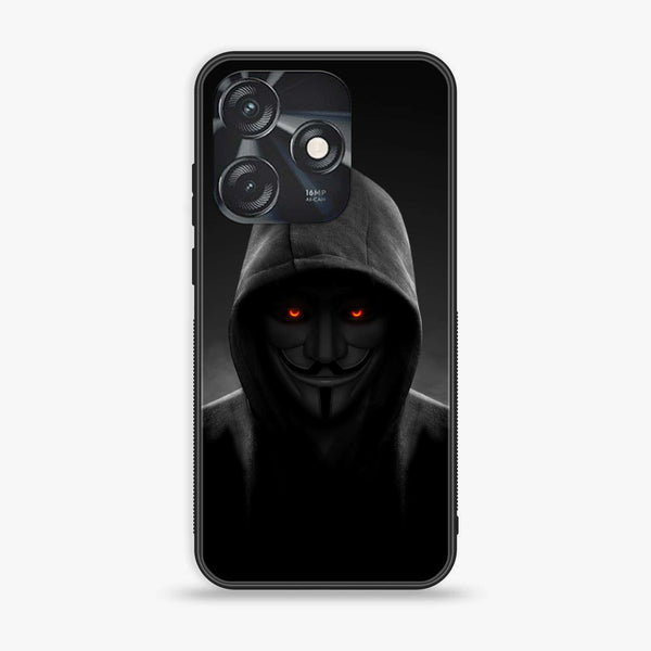 Tecno Spark 10 - Anonymous 2.0  Design 4 - Premium Metal Printed soft Bumper shock Proof Case  CS-31711