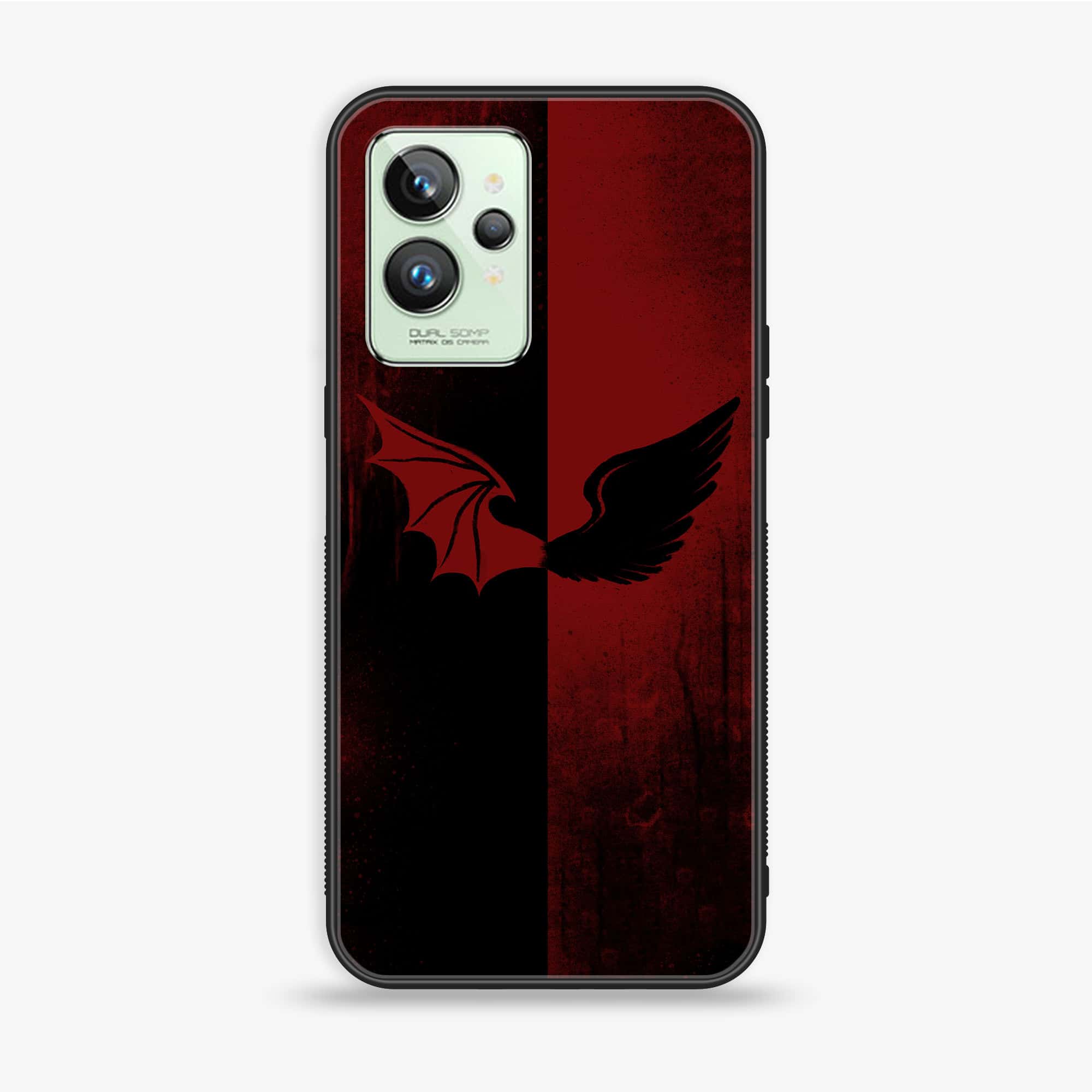 Realme GT 2 Pro - Angel Wings 2.0 Series - Premium Printed Glass soft Bumper shock Proof Case