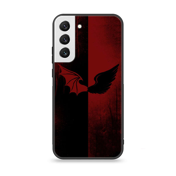 Samsung Galaxy S21 FE - Angel Wings 2.0 Design 6- Premium Metal Printed soft Bumper shock Proof Case CS-11990