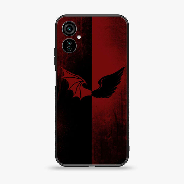 Tecno Camon 19 Neo Angel Wings 2.0  Series Premium Printed Glass soft Bumper shock Proof Case