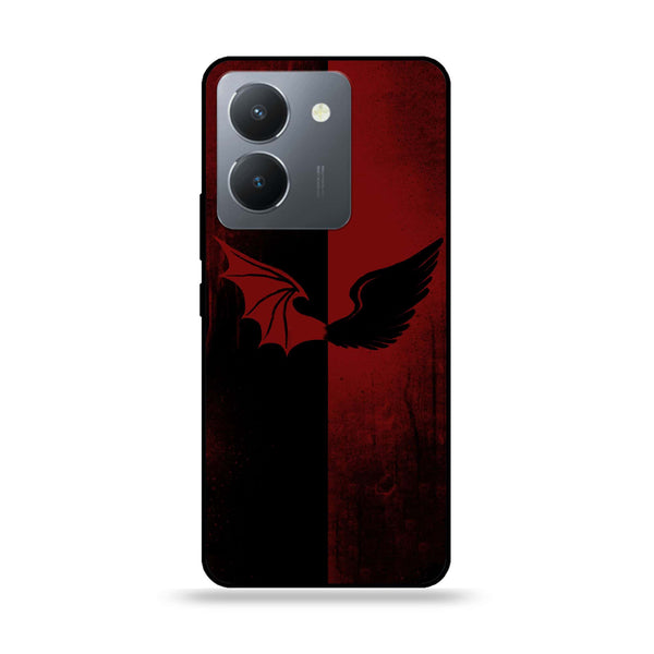 Vivo Y36 - Angel Wings 2.0 Design 6 - Premium Printed Glass soft Bumper shock Proof Case CS-40249