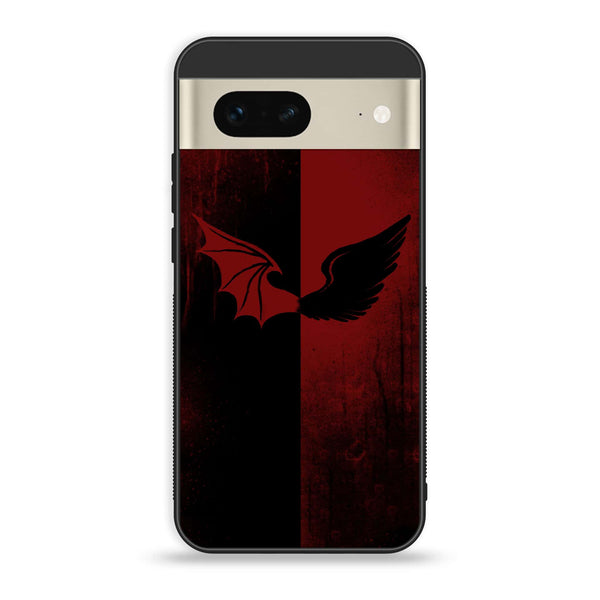 Google Pixel 7a  - Angel Wings 2.0 Series - Premium Printed soft Bumper Shock Proof Case