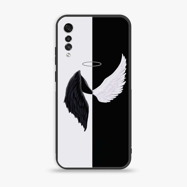 LG Velvet  / LG G9 - Angel Wings 2.0 Design 5- Premium Metal Printed soft Bumper shock Proof Case CS-35474 CS-35719