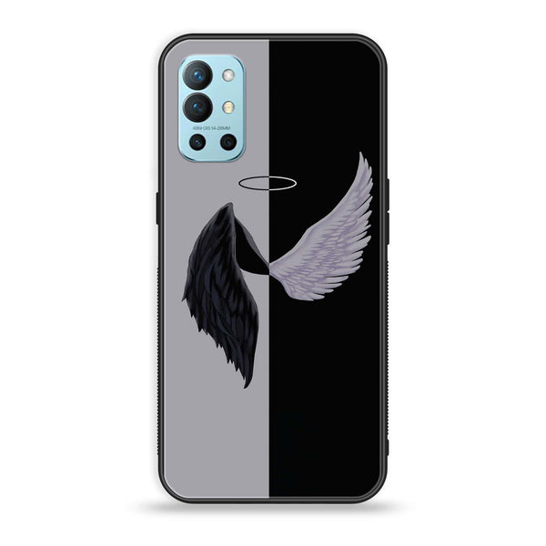 OnePlus 9R - Angel Wings 2.0 Design 5 - Premium Printed Glass soft Bumper shock Proof Case CS-14537